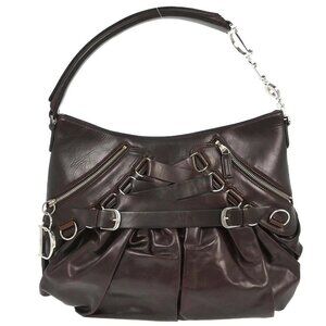Christian Dior Brown Ballet Corset Handbag 013BM-